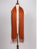 Solid Color Shawl Scarf W/ Tassels